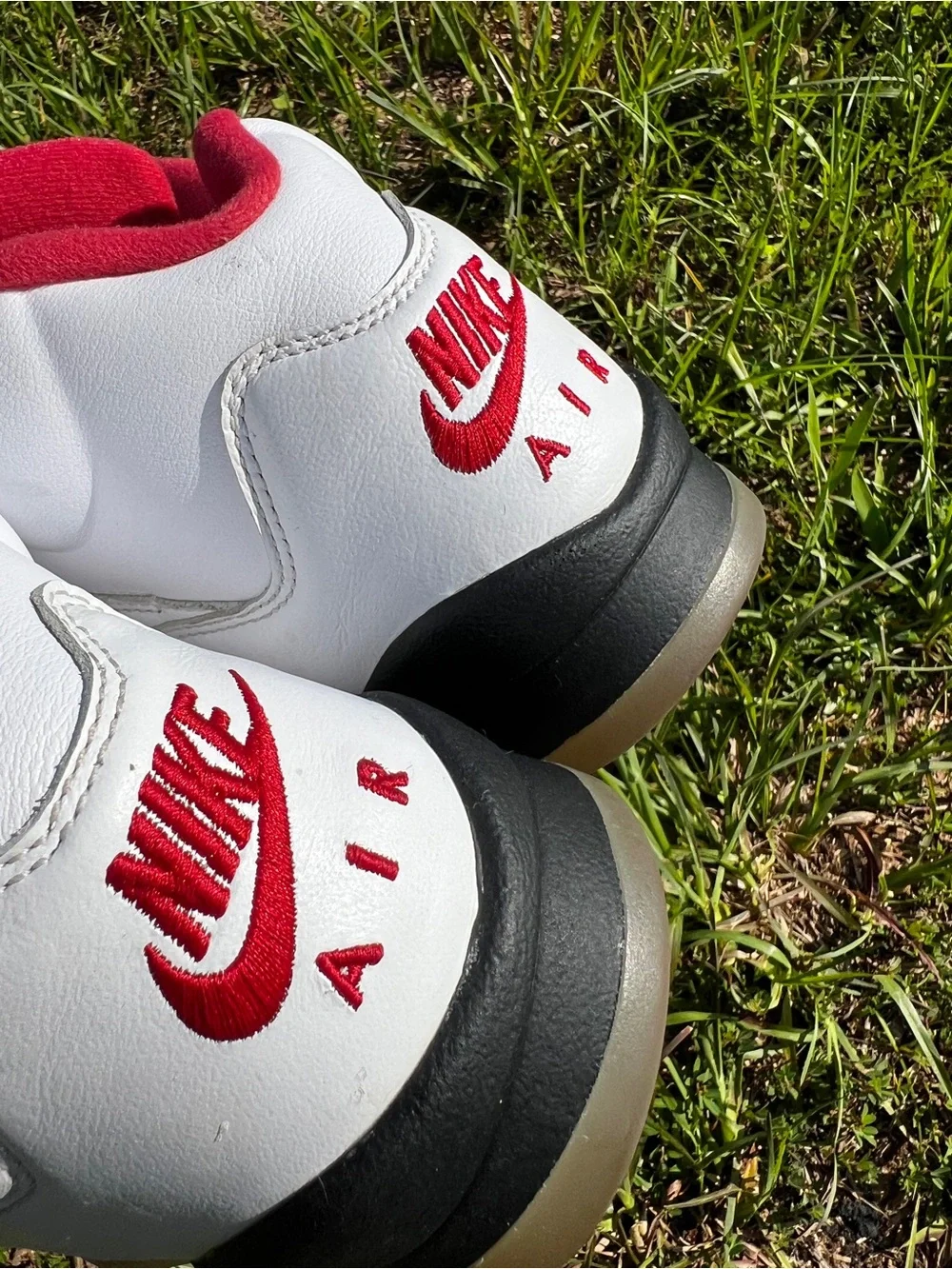 CLEAN Air Jordan size 7 Mens 5 V Retro Fire Red 2020 Shoes